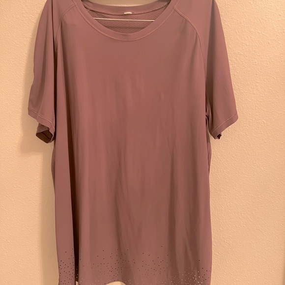Purple lululemon shirt with cross back - Picture 1 of 3